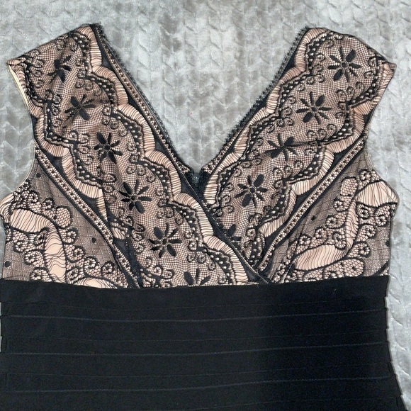 Signature Lana Stunning Formal Lace & Black Dress. Size 10 - Picture 2 of 10